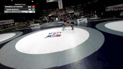 126 lbs Cons. Quarters - Shamsullah Rasekh, Blood Run'th Orange Wrestling Club vs Gavin Whatley, Monster Garage Wrestling