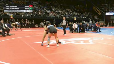 120 Class 1 lbs 1st Place Match - Jena Gumahin, Ft. Zumwalt South vs Hadlye Sackrey, Brookfield