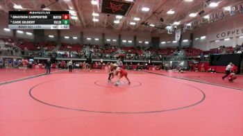 175 lbs Semifinal - Grayson Carpenter, Arlington Martin vs Cade Gilbert, Keller