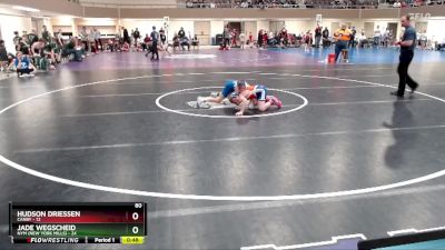 80 lbs Semis & 1st Wrestleback (8 Team) - Hudson Driessen, Canby vs Jade Wegscheid, NYM (New York Mills)