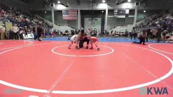 52 lbs Quarterfinal - Lincoln Spain, Raw Wrestling Club vs Cainen Sitzman, Tulsa Blue T Panthers