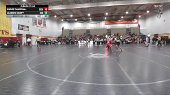 285 lbs Champ. Round 1 - Landon Casey, Elder vs Andre Sandoval, Buchanan