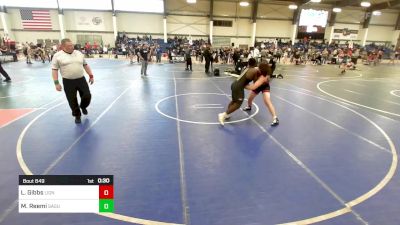 215 lbs Consi Of 4 - Landen Gibbs, Lions WC vs Martin Reemi, Saguaro HS