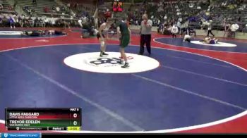 5A 132 lbs Quarterfinal - Davis Faggard, Little Rock Christian vs Trevor Edelen, Van Buren High
