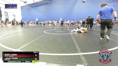 84 lbs Cons. Round 4 - Wyatt Jones, Honey Badger vs Logan Young, Missouri