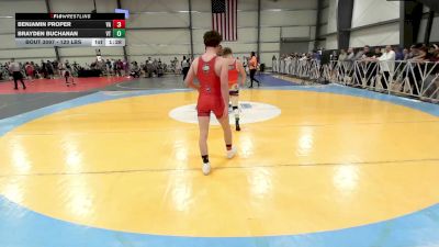 120 lbs Round Of 128 - Benjamin Proper, VA vs Brayden Buchanan, VT