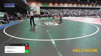 57 lbs Quarterfinal - Daisy McGovern, Selahflo vs Annabelle Medina, Unaffiliated