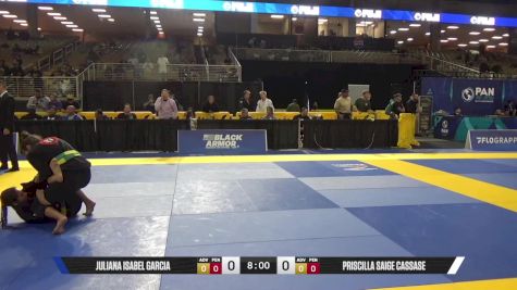Priscilla Saige Cassase vs Juliana Isabel Garcia 2025 Pan Jiu Jitsu IBJJF Championship