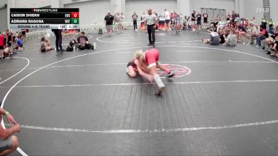84 lbs Round 4 (6 Team) - Caison Shiekh, Empyre Wrestling Club vs Adriana Ragona, Washington Dual Team