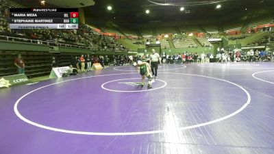 100 lbs Quarterfinal - Maria Mejia, Del Oro (Bakersfield) vs Stephanie Martinez, Highland (Bakersfield)