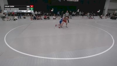 100 lbs Cons. Sub-rd Of 16 - Colby Even, Berge Elite Wrestling Academy vs Kyson Sundberg, Berge Elite Wrestling Academy
