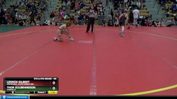 80 lbs Champ. Round 1 - Lennox Gilbert, Centennial Youth Wrestling vs Thor Gulbrandson, Lakeville