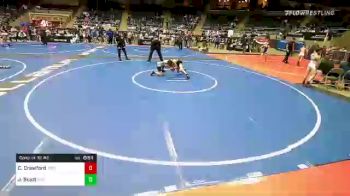 89 lbs Consi Of 32 #2 - Caleb Crawford, Threestyle vs Jaxson Scott, Paola Wrestling Club