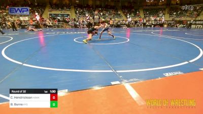 92 lbs Round Of 32 - Camdon Hendrickson, Hawks WC Lincoln vs Brendon Burns, Kansas Young Guns