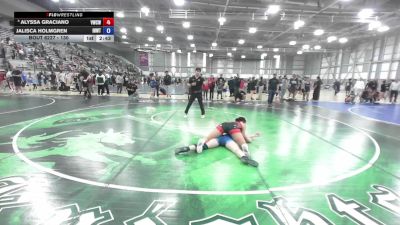 130 lbs Cons. Semis - Alyssa Graciano, Victory Wrestling-Central WA vs Jalisca Holmgren, Inland Northwest Wrestling Training Center