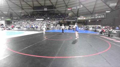 Girls 2A 155 lbs Champ. Round 2 - Abigail Heuschkel, Hockinson (Girls) vs Hailee Orgill, Deer Park (Girls)