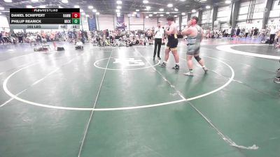 285 lbs Rr Rnd 2 - Daniel Schiffert, Hammerin Hornets vs Philup Rearick, Micky's Maniacs Blue