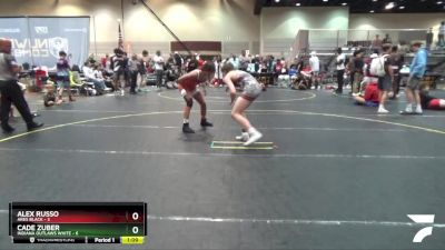 125 lbs Round 5 (6 Team) - Alex Russo, Ares Black vs Cade Zuber, Indiana Outlaws White