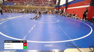 90 lbs Semifinal - Preston Plunk, Coweta Tiger Wrestling vs Randy Clark, Broken Arrow Wrestling Club