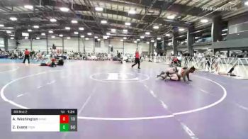 220 lbs Prelims - Antwonne Washington, Shenandoah Valley Wrestling Club vs Zach Evans, Young Guns Green