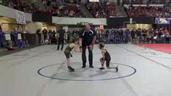 49 lbs Champ. Round 1 - Barrett Reeder, Forsyth Wrestling Club vs Kessler Parriman, Bearcats Wrestling Club Helena