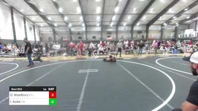 81 lbs Consi Of 4 - Owen Woodbury, No Limits Wrestling Club vs Isaac Ayala, The Wrestling Assylum