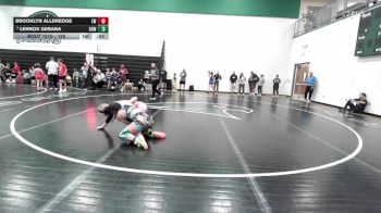 125 lbs Cons. Semi - Lennox Gebara, Greater Heights Wrestling vs Brooklyn Alldredge, Edwardsville WC