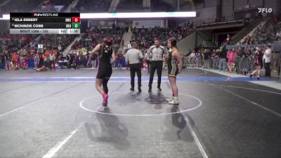 150 lbs Cons. Semi - McKinzie Cobb, Neodesha vs Isla Erbert, Hays Wrestling Club