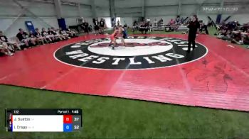 132 lbs Quarters & 1st Wb (16 Team) - Jayson Suetos, California vs Ian Crapp, Wisconsin Blue