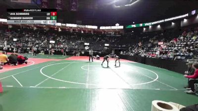 122 lbs Semifinal - Ava Sommers, LDYA vs Summer Banker, Unattached