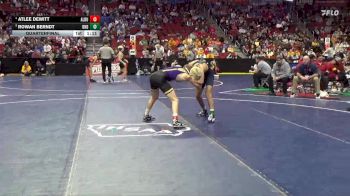 2A-120 lbs Quarterfinal - Rowan Berndt, Burlington Notre Dame vs Atlee Dewitt, Alburnett