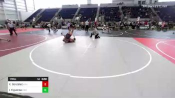 172 lbs Consi Of 8 #2 - Xavier Gonzalez, Arvin Grizzlies vs Israel Figueroa, Wwct