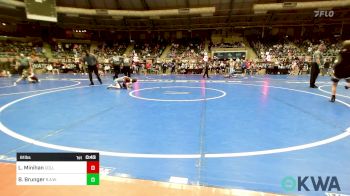 61 lbs Semifinal - Luke Minihan, Collinsville Cardinal Youth Wrestling vs Brantley Brunger, R.A.W.