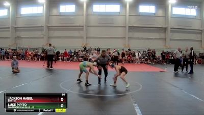 80 lbs Round 2 (8 Team) - Luke Pipito, Contenders WA Blue vs Jackson Habel, OMP