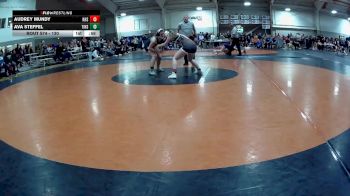 130 lbs Cons. Round 3 - Ava Steffel, Tinora High School vs Audrey Mundy, Kenton High School