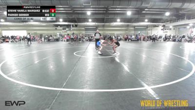 95 lbs Consi Of 32 #2 - Stevie Varela Marquez, NM Beast vs Parker Gerber, Weigh In Club