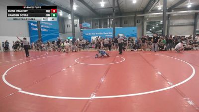 78 lbs Quarterfinal - Duke Peachey, Reedsville vs Kamden Doyle, Cranberry Twp