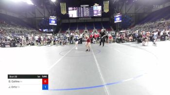 127 lbs Rnd Of 128 - Dealya Collins, Wisconsin vs Julissa Ortiz, Pennsylvania