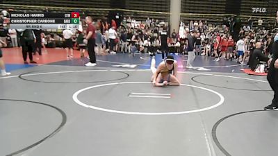 141 lbs Rr Rnd 6 - Nicholas Harris, CTWHALE Orca - MSE vs Christopher Carbone, Dark Horse - MSE