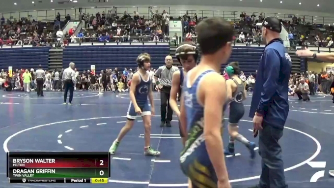 85 lbs Champ. Round 2 - Bentley Elliott, Delaware Valley vs Hunter ...