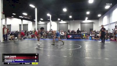 125 lbs Placement Matches (8 Team) - Zane Chavis, South Carolina vs Fransisco Valencia, Washington