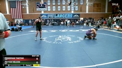 215 lbs Cons. Round 3 - Peyton Nelson, Roy vs Penisimani Takitaki, Lehi