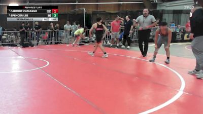 112 lbs Semifinal - Carmine Catapano, 2025 War At Shore Champion vs Spencer Lee, Nyc