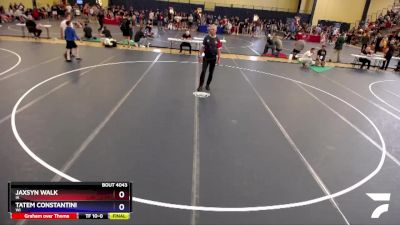 74 lbs Quarterfinal - Jaxsyn Walk, IA vs Tatem Constantini, WI