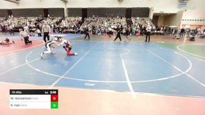 78-M lbs Consi Of 16 #2 - Max Hanselman, Grain House Wrestling Club vs Kyle Hali, Ramsey