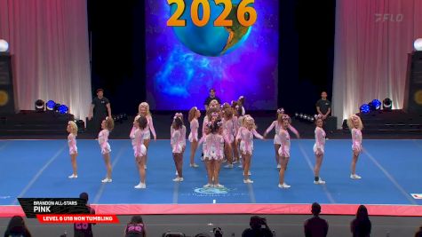 Brandon All-Stars - Pink [2026 L6 U18 Non Tumbling Semis] 2026 The Cheerleading Worlds