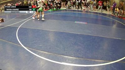 92 lbs Quarters - Vayda Chavez, Gold Rush Wrestling vs Kylee Lance, Uintah Wrestling