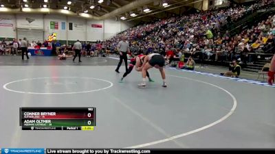 182 lbs Semis & 1st Wrestleback (8 Team) - Adam Oltmer, Aquinas Catholic vs Conner Bryner, Sutherland