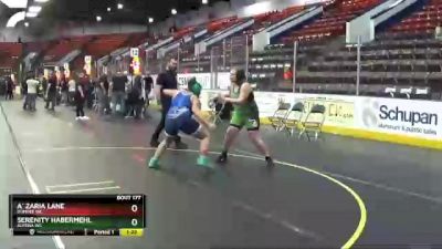 1st Place Match - A` Zaria Lane, Dundee WC vs Serenity Habermehl, Alpena WC