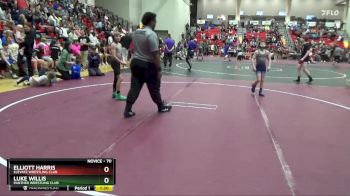 70 lbs Semifinal - Elliott Harris, Elevate Wrestling Club vs Luke Willis, Panther Wrestling Club